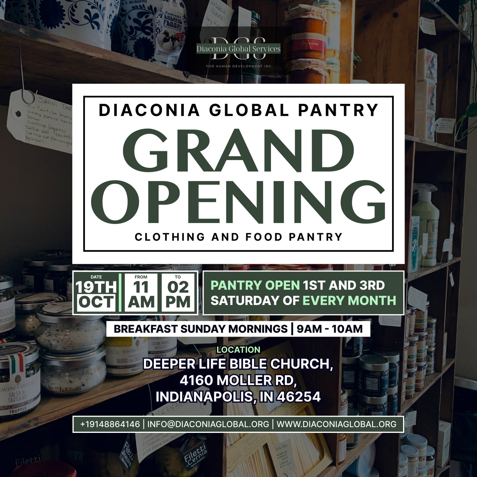 Grand Opening Story: Diaconia Food and Clothing Pantry